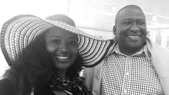 Nthabi Nhlapo and father